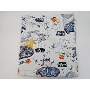 Pottery Barn Kids Star‎ Wars Original Trilogy Flannel Flat Bed Sheet Full Size